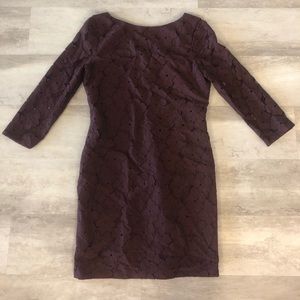 Diane Von Furstenberg long sleeve shift dress